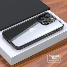 Luxury Tempered Glass Clear Case for iPhone 15 Series