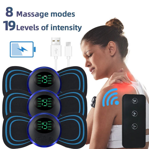 Electric Neck Massager Low-Frequency Muscle Stimulator