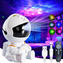 Galaxy Star Astronaut Projector Starry Sky Nebula LED Night Light for Bedroom