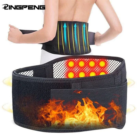 Adjustable Waist Belt Brace Self Heating Massage Band