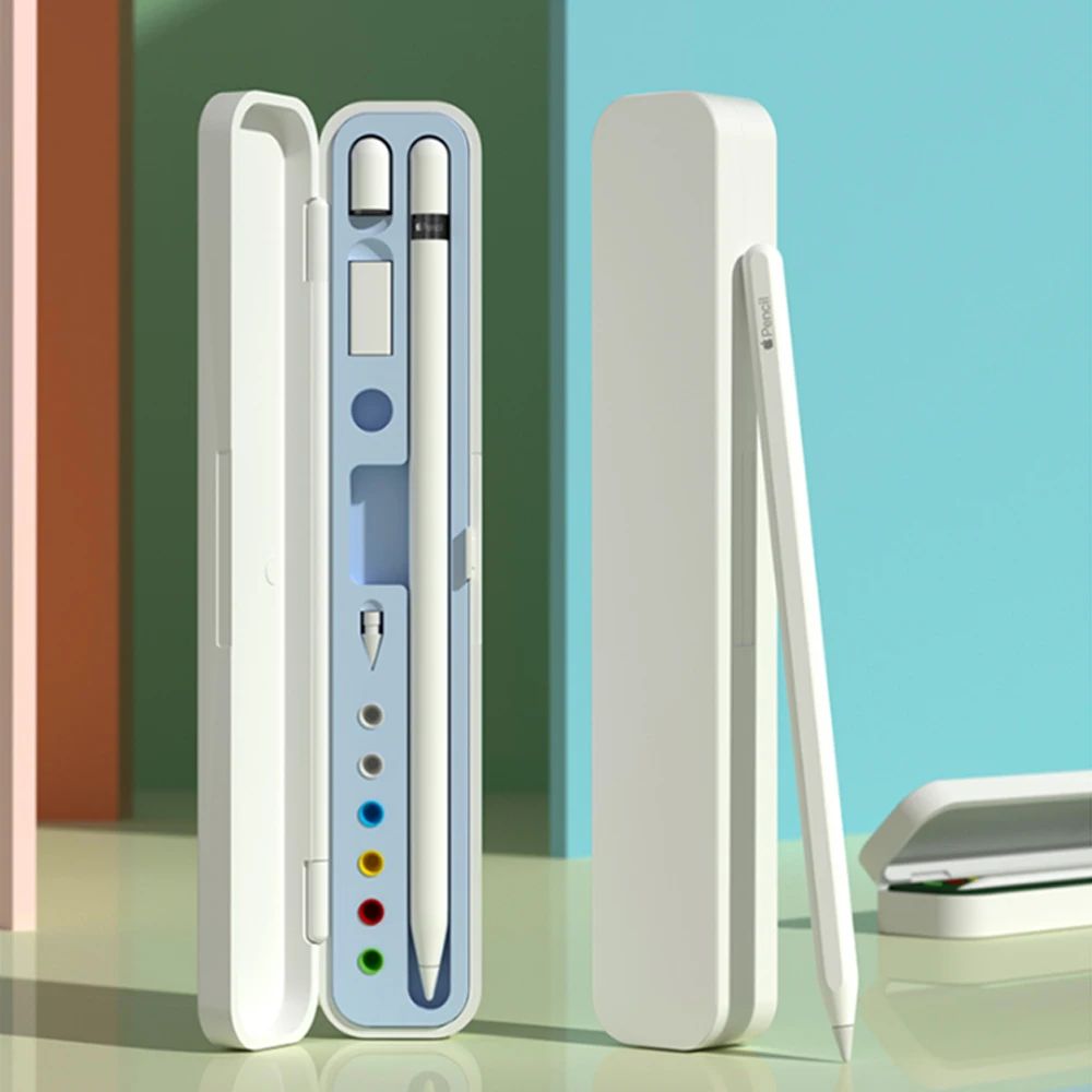 Universal Apple Pencil Storage Box & Case – 1st/2nd Gen Stylus Holder