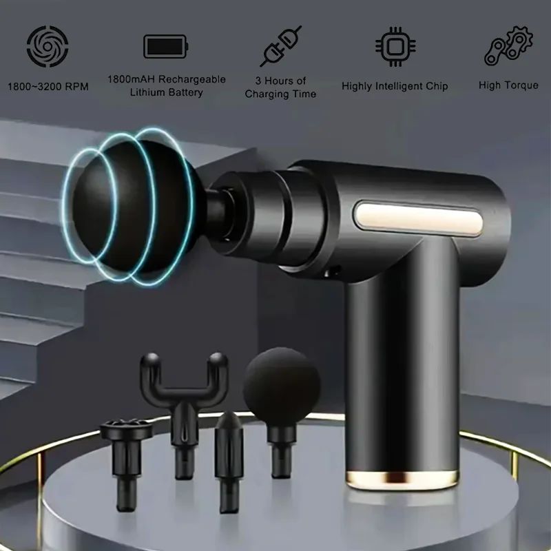 Electric Percussion Pistol Massager Fascial Massage Gun