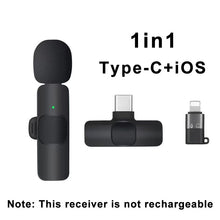 Mini Portable Wireless Lavalier Mic for iPhone & Android