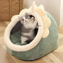 Deep Sleep Cat Bed Cartoon – Foldable, Removable Washable Pet Bed