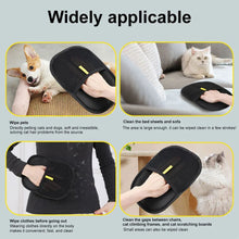 Pet Grooming Gloves Deshedding Mitt Double-Sided Hair Remover Glove