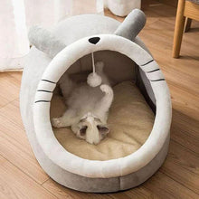 Deep Sleep Cat Bed Cartoon – Foldable, Removable Washable Pet Bed