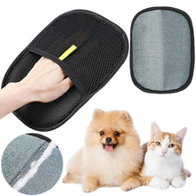 Pet Grooming Gloves Deshedding Mitt Double-Sided Hair Remover Glove