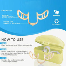 Anti-Snore Nasal Dilator & Silicone Nose Clip Snoring Relief