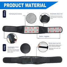 Adjustable Waist Belt Brace Self Heating Massage Band