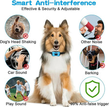USB Rechargeable Ultrasonic Anti-Bark Collar for Dogs
