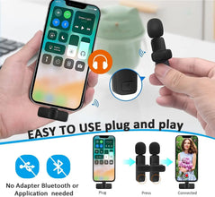 Professional Wireless Lavalier Lapel Microphone for Multi-Purpose