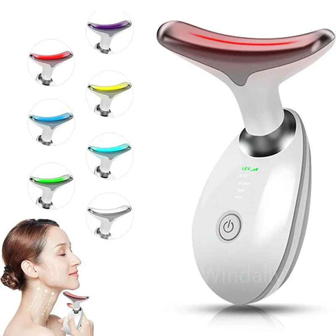 7 Colors Facial Massager for Anti-Wrinkle Neck & Face Beauty Device