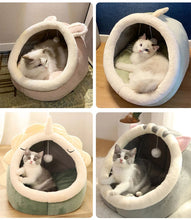 Deep Sleep Cat Bed Cartoon – Foldable, Removable Washable Pet Bed