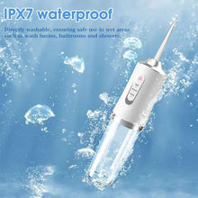 Portable USB Rechargeable Water Flosser with 4 Tips (220ml)
