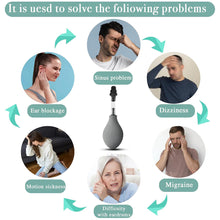 Portable Ear Pressure Relief Suction Device With 3 Earplugs