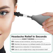 Portable Ear Pressure Relief Suction Device With 3 Earplugs